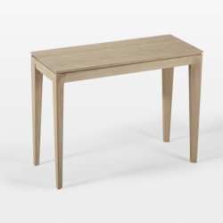 Console extensible en chêne massif design BUZZ