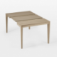 Console extensible en chêne massif design BUZZ